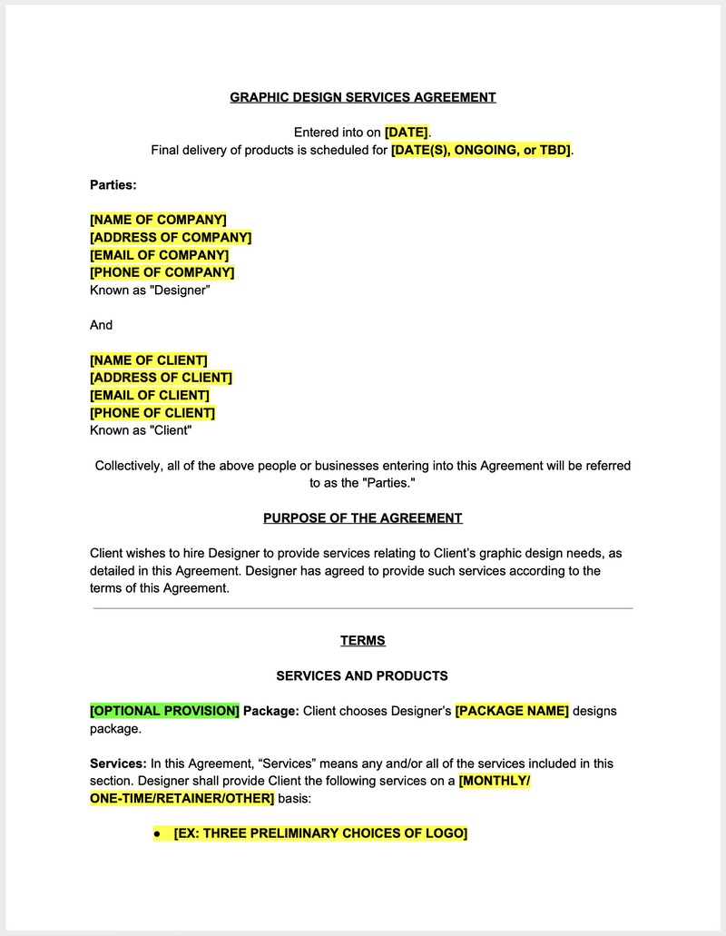 Graphic & Web Designer Bundle - The Contract Shop™