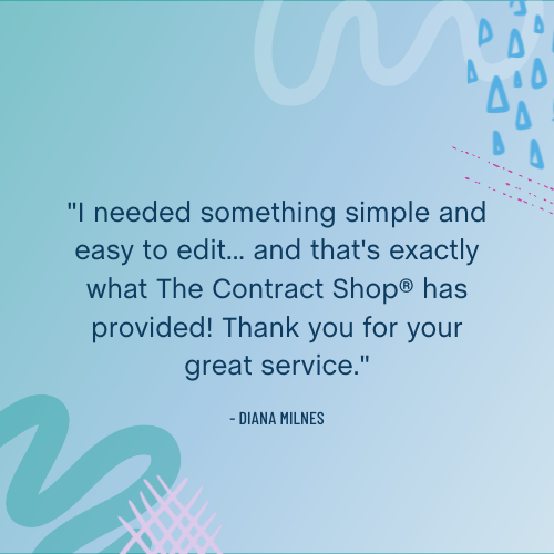 Independent Contractor Contract Template - The Contract Shop™