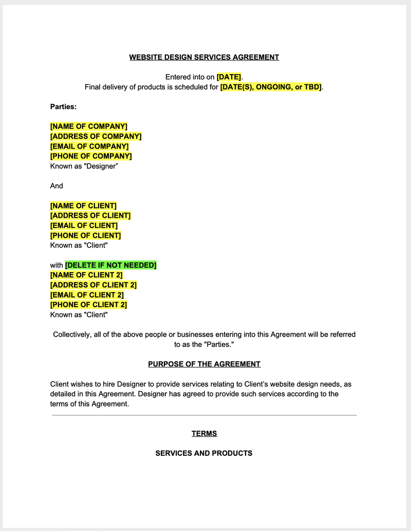 Graphic & Web Designer Bundle - The Contract Shop™