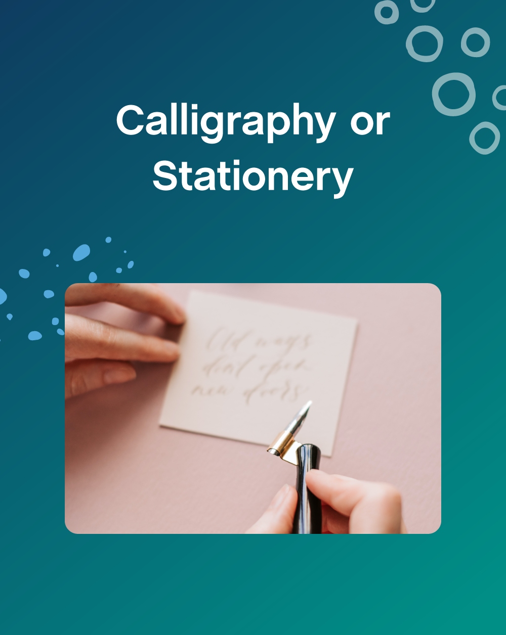 Calligraphy or Stationery Contract Template - The Contract Shop®