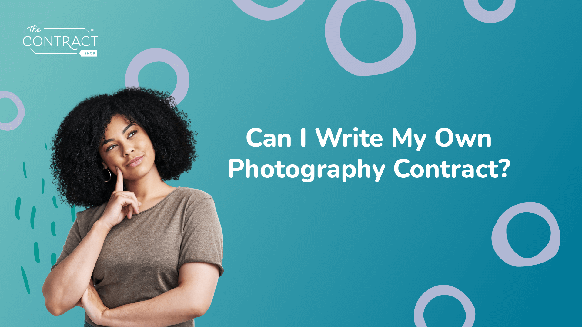 Can I Write My Own Photography Contract?