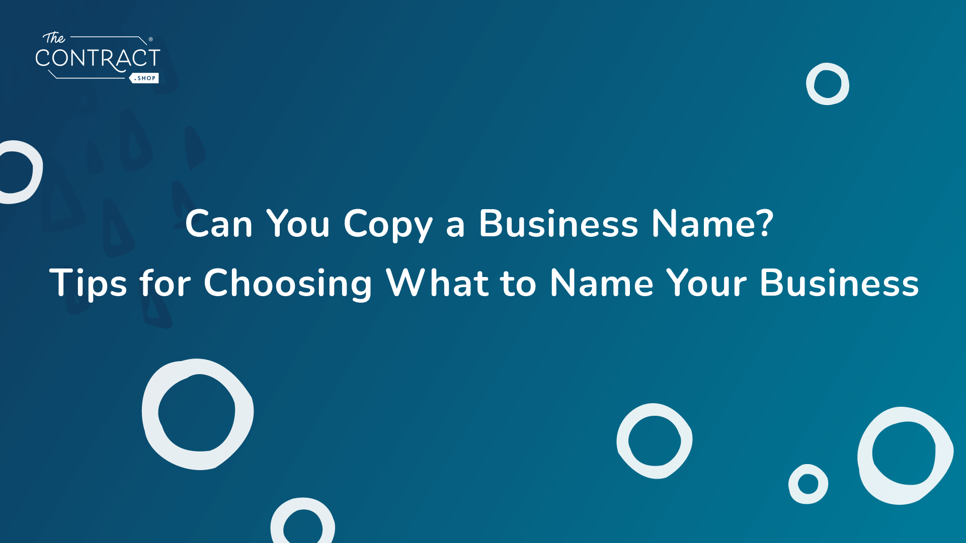 Can You Copy a Business Name?