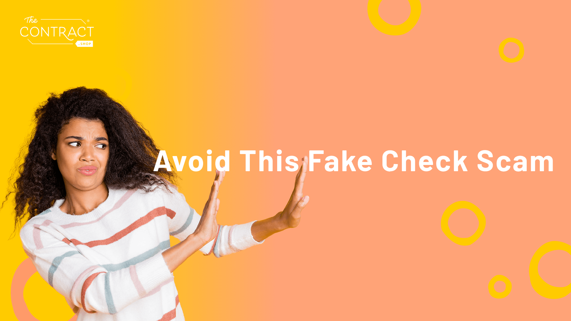 Avoid this fake check scam
