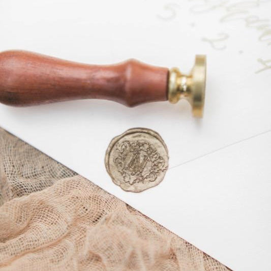 Vintage Retro Classic Wooden Seal Wax Stamp