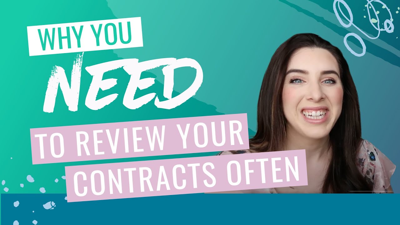 why you need to review your contracts often