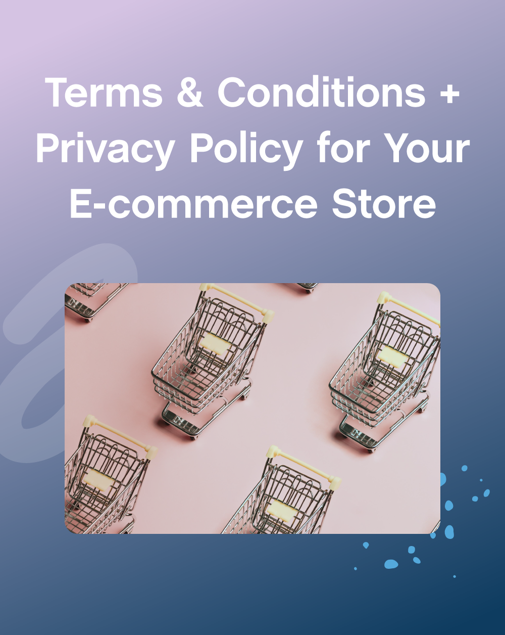 Terms & Conditions + Privacy Policy for Your E-commerce Store - The Contract Shop®